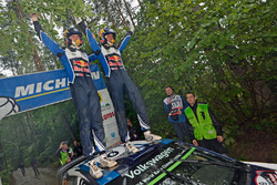 Ganadores Andreas Mikkelsen, Anders Jäger, Volkswagen Polo WRC, Volkswagen Motorsport