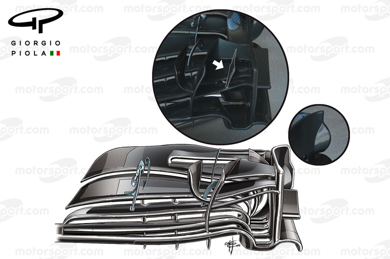 Neuer Frontflügel für den McLaren MP4-31