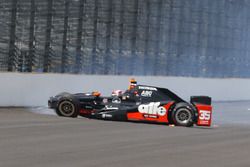 Alex Tagliani, A.J. Foyt Enterprises Honda, choca