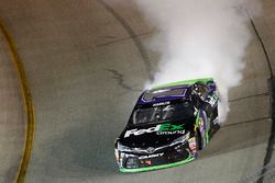Race winner Denny Hamlin, Joe Gibbs Racing Toyota