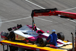 Розбитий болід Піппи Манн, Dale Coyne Racing Honda