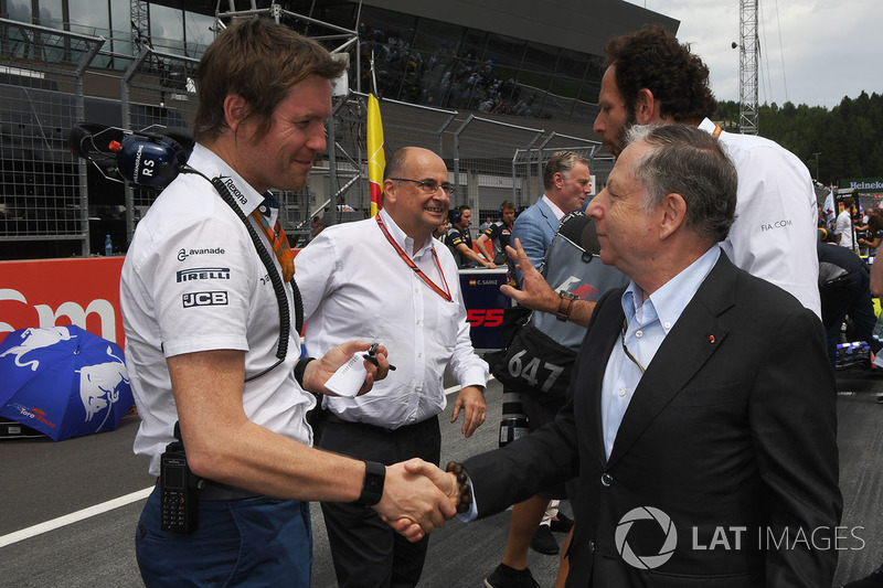 Rob Smedley, Williams y Jean Todt, Pressidente de FIA.