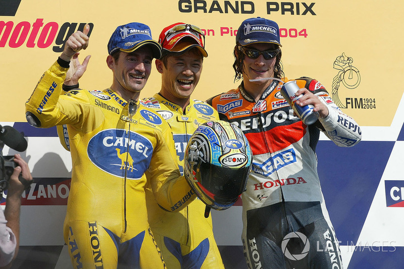 Max Biaggi, Makoto Tamada, Nicky Hayden