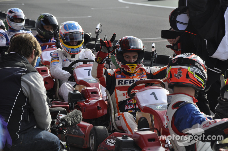 Marc Marquez en un KART