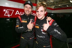 Les polemen Marcel Fassler, Dries Vanthoor, Belgian Audi Club Team WRT