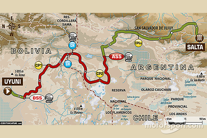 8. Etappe: Uyuni - Salta
