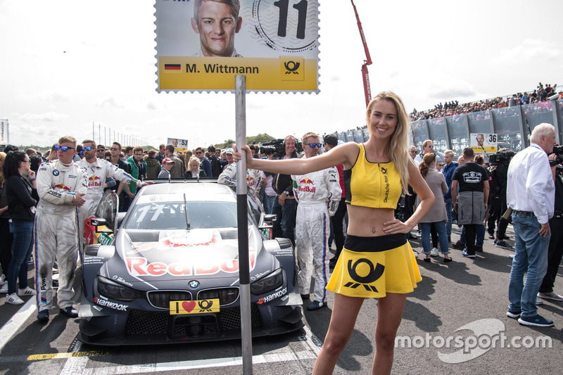 Grid girl, Marco Wittmann, BMW Team RMG, BMW M4 DTM