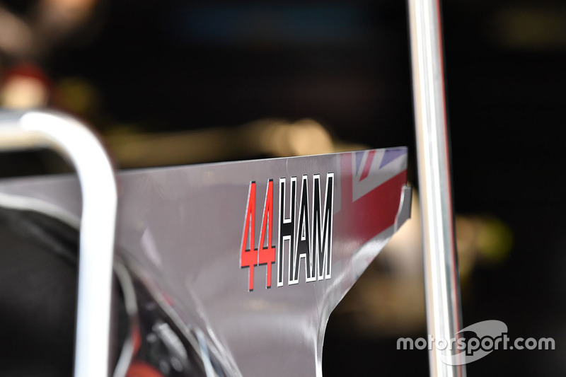 Mercedes AMG F1 F1 W08 bodywork detail