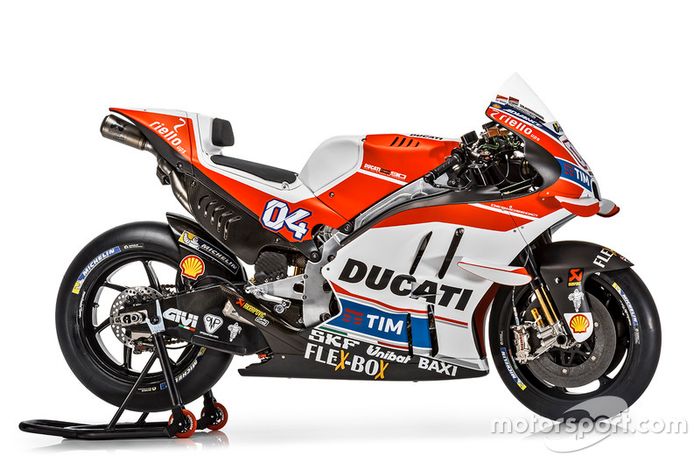 La moto de Andrea Dovizioso, Ducati Team