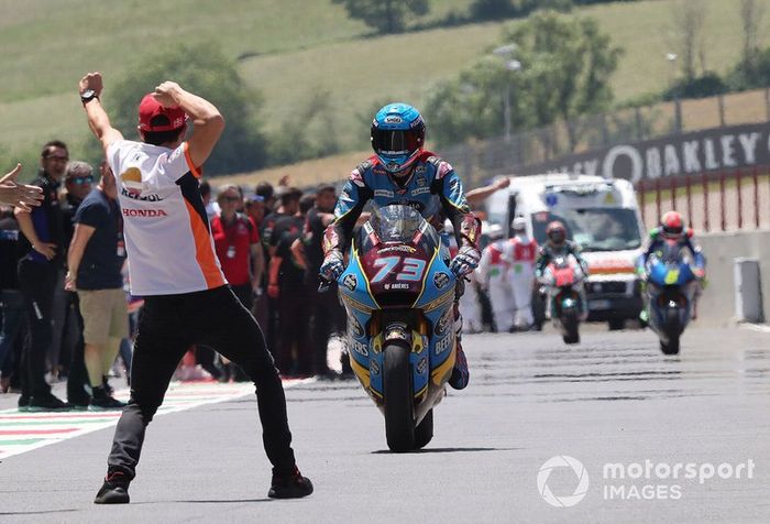 El ganador, Alex Marquez, Marc VDS Racing con Marc Marquez, Repsol Honda Team