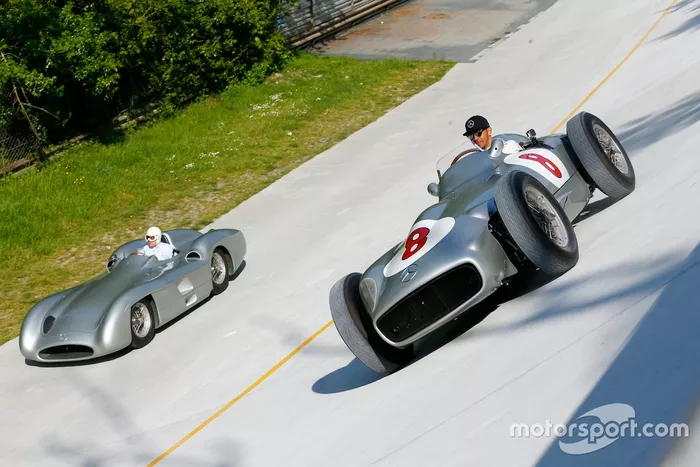 Lewis Hamilton et Sir Stirling Moss à Monza 