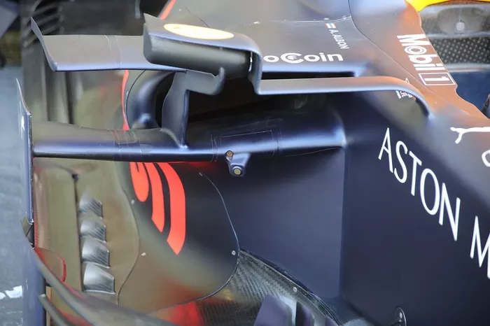 Pontones del RB15 de Red Bull Racing RB15