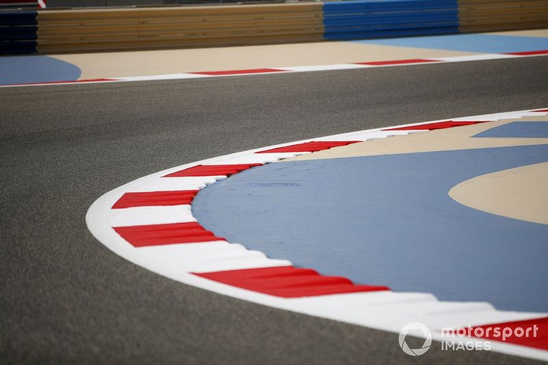 Curva de la pista de F1 de Bahrein