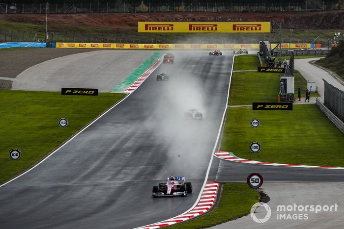 Lance Stroll, Racing Point RP20, Sergio Pérez, Racing Point RP20