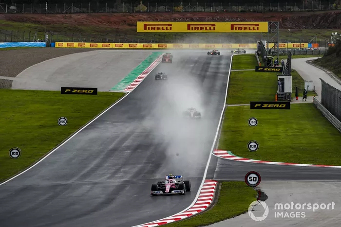 Lance Stroll, Racing Point RP20, Sergio Pérez, Racing Point RP20