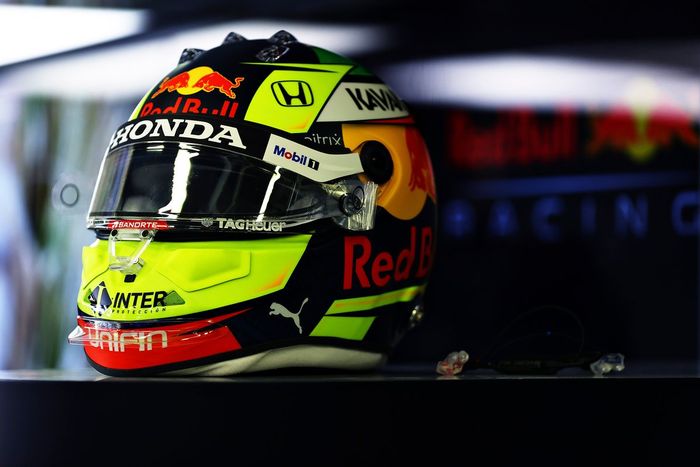Casco de Sergio Perez, Red Bull Racing