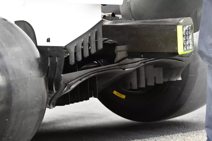 Difusor del AlphaTauri AT02