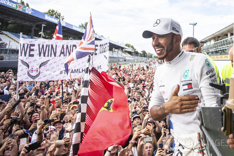 Lewis Hamilton győzelme az Olasz Nagydíjon