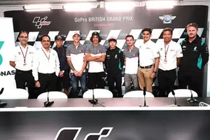 Franco Morbidelli and Fabio Quartararo and the rest of the SIC Racing Team