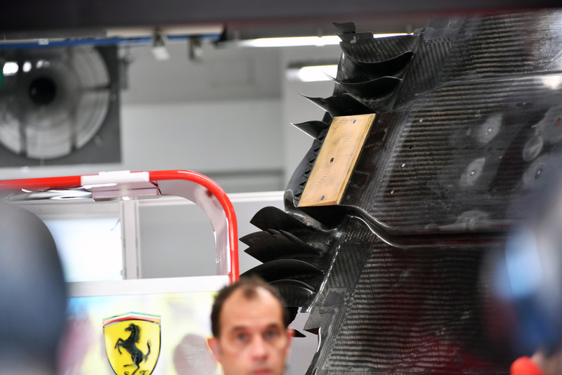 Ferrari SF71H floor