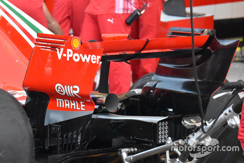 Ferrari SF71H rear wing detail