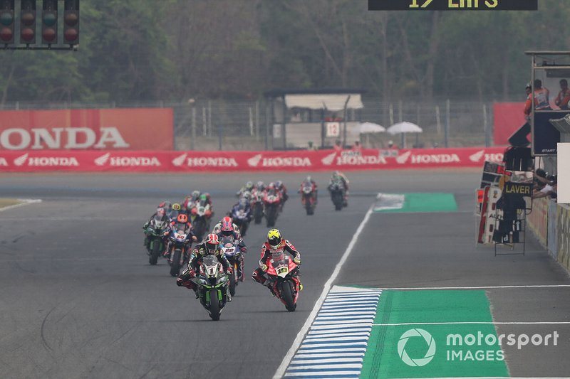 Jonathan Rea, Kawasaki Racing, Alvaro Bautista, Aruba.it Racing-Ducati SBK Team