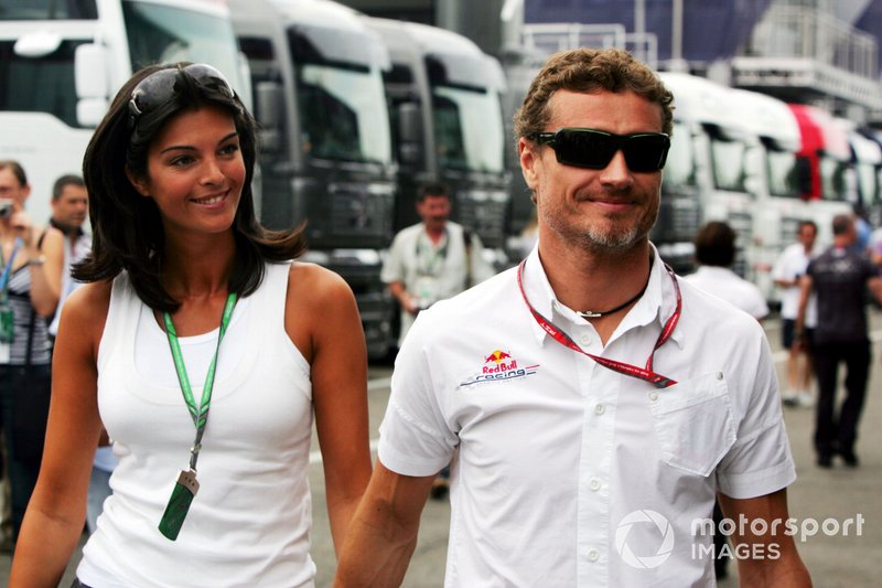 David Coulthard, Red Bull Racing con su novia Karen Minier