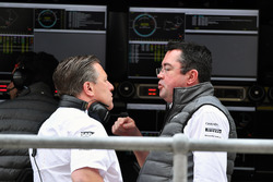 Виконавчий директор McLaren Зак Браун, гоночний директор McLaren Ерік Бульє