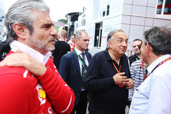 Maurizio Arrivabene, Takım Patronu, Ferrari, Sergio Marchionne, CEO, Fiat Chrysler ve Ferrari