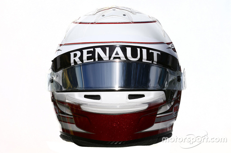El casco de Kevin Magnussen, Renault Sport F1 Team