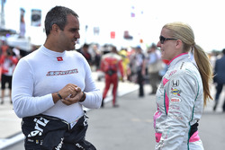 Хуан-Пабло Монтойя, Team Penske Chevrolet и Пиппа Манн, Dale Coyne Racing Honda