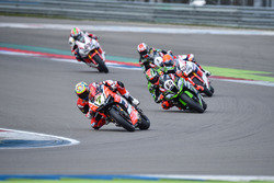 Chaz Davies, Aruba.it Racing - Ducati Team et Tom Sykes, Kawasaki Racing Team