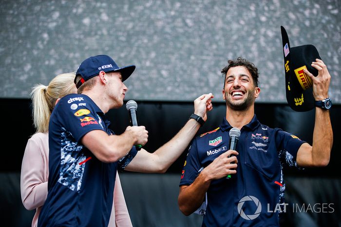 Max Verstappen y Daniel Ricciardo