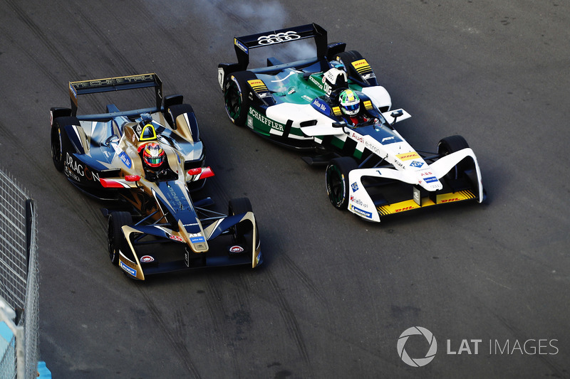 Jean-Eric Vergne, Techeetah, Renault Z.E. 17, Lucas Di Grassi, Audi Sport ABT Schaeffler, Audi e-tro