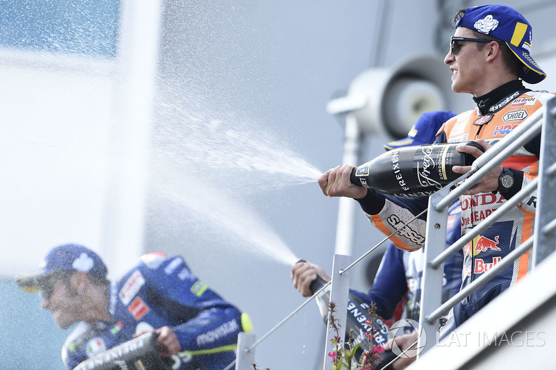 Podium: race winner Marc Marquez, Repsol Honda Team