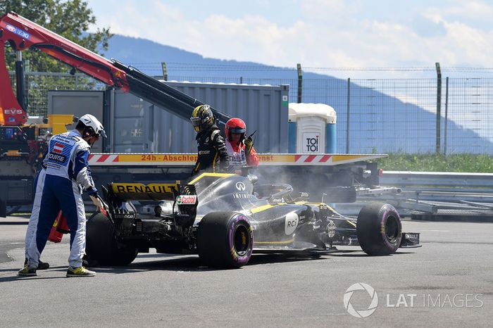 Abandono de Nico Hulkenberg, Renault Sport F1 Team R.S. 18