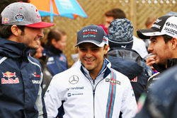 (Зліва направо): Карлос Сайнс-молодший, Scuderia Toro Rosso, Феліпе Масса, Williams, Серхіо Перес, S