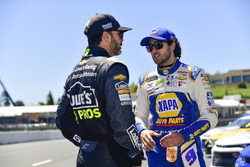 Jimmie Johnson, Hendrick Motorsports, Chevrolet Camaro Lowe's for Pros, Chase Elliott, Hendrick Motorsports, Chevrolet Camaro NAPA Auto Parts