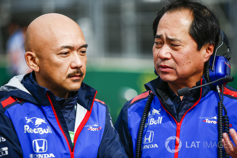 Toyoharu Tanabe, F1 Technical Director, Honda (Right)