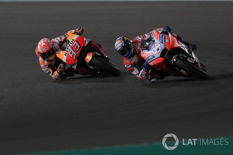 Marc Marquez, Repsol Honda Team, Andrea Dovizioso, Ducati Team