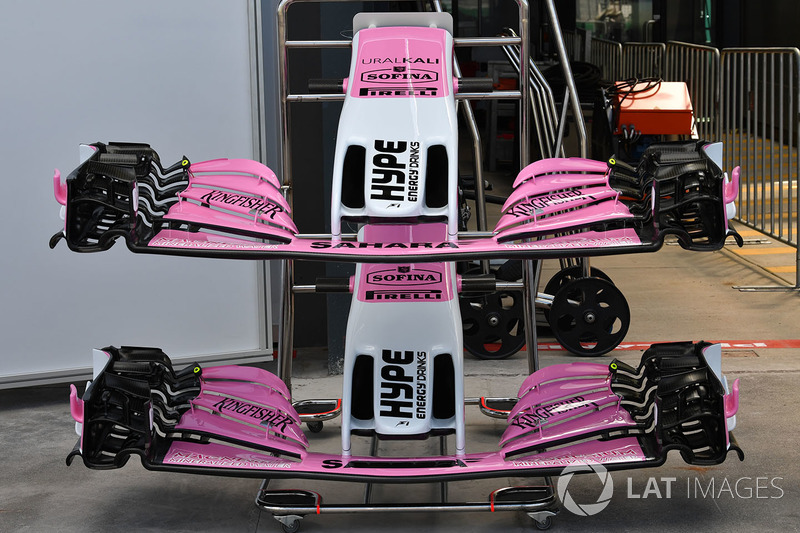 Force India VJM11 nose and front wings