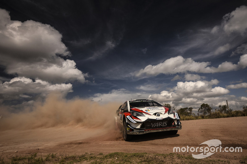 Отт Тянак и Мартин Ярвеоя, Toyota Yaris WRC, Toyota Gazoo Racing