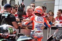 Derde plaats Andrea Dovizioso, Ducati Team