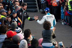 Sébastien Buemi, Renault e.Dams, festeggia sul podio