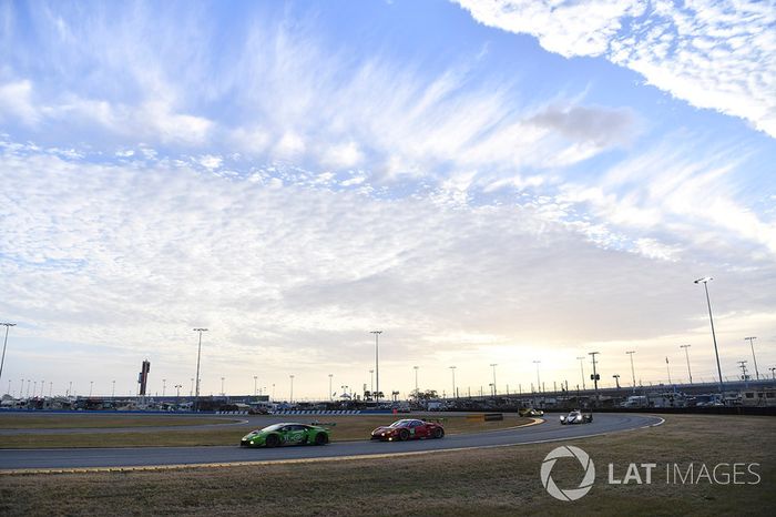 #11 GRT Grasser Racing Team Lamborghini Huracan GT3, GTD: Rolf Ineichen, Mirko Bortolotti, Franck Perera, Rik Breukers