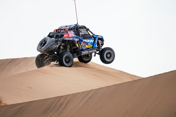 #420 Loeb Fraymedia Motorsport  Rzr Factory Racing Polaris: Johan Kristoffersson, Ola Floene