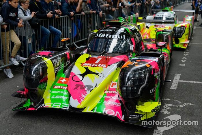 #1 Rebellion Racing Rebellion R-13: Andre Lotterer, Neel Jani, Bruno Senna