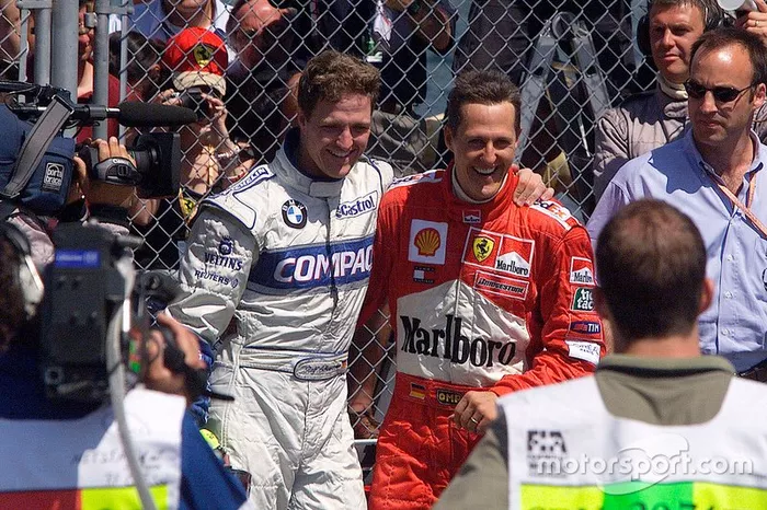 Ralf Schumacher, Williams y Michael Schumacher, Ferrari
