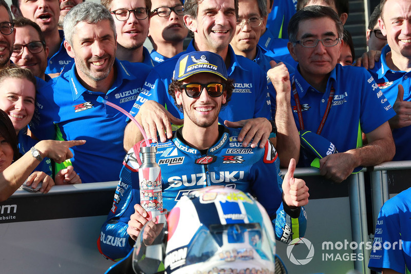 Third place Alex Rins, Team Suzuki MotoGP