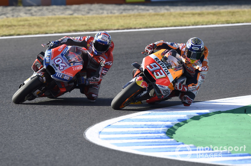 Andrea Dovizioso, Ducati Team, Marc Marquez, Repsol Honda Team